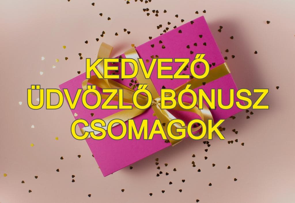 Kaszinó üdvözlő bónusz csomagok - még több nyerési lehetőség.
