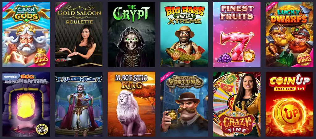 PowBet Kaszinó, online kaszinó, játékok