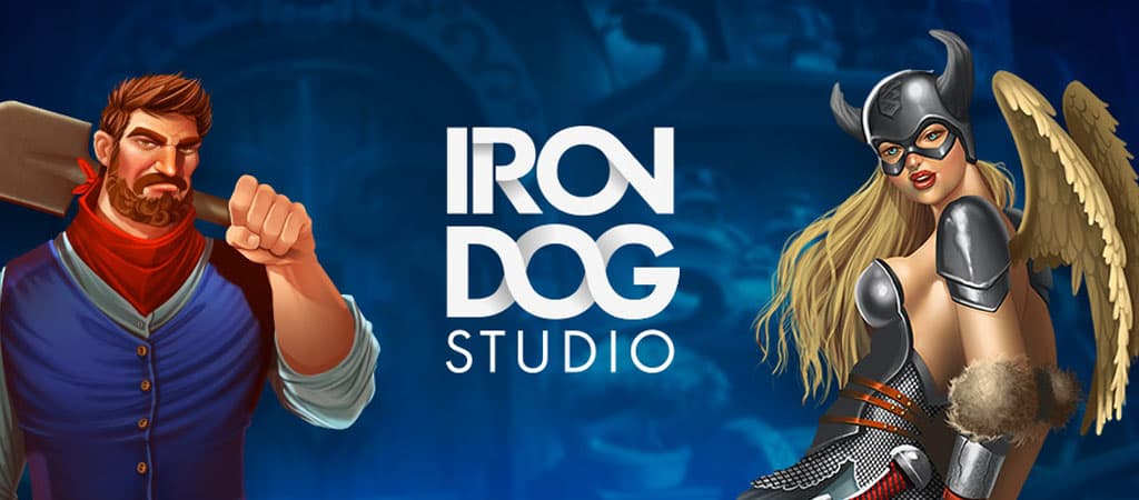 iron dog logó, iron dog játékfejlesztő